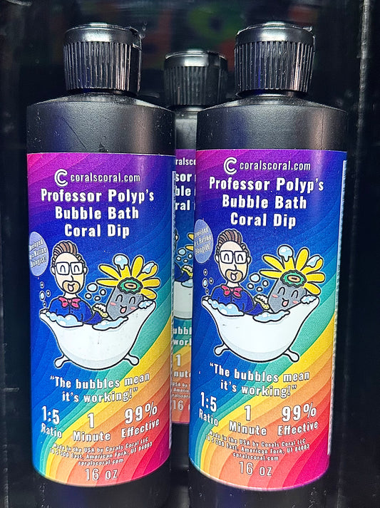 Professor Polyp’s Bubble Bath Coral Dip