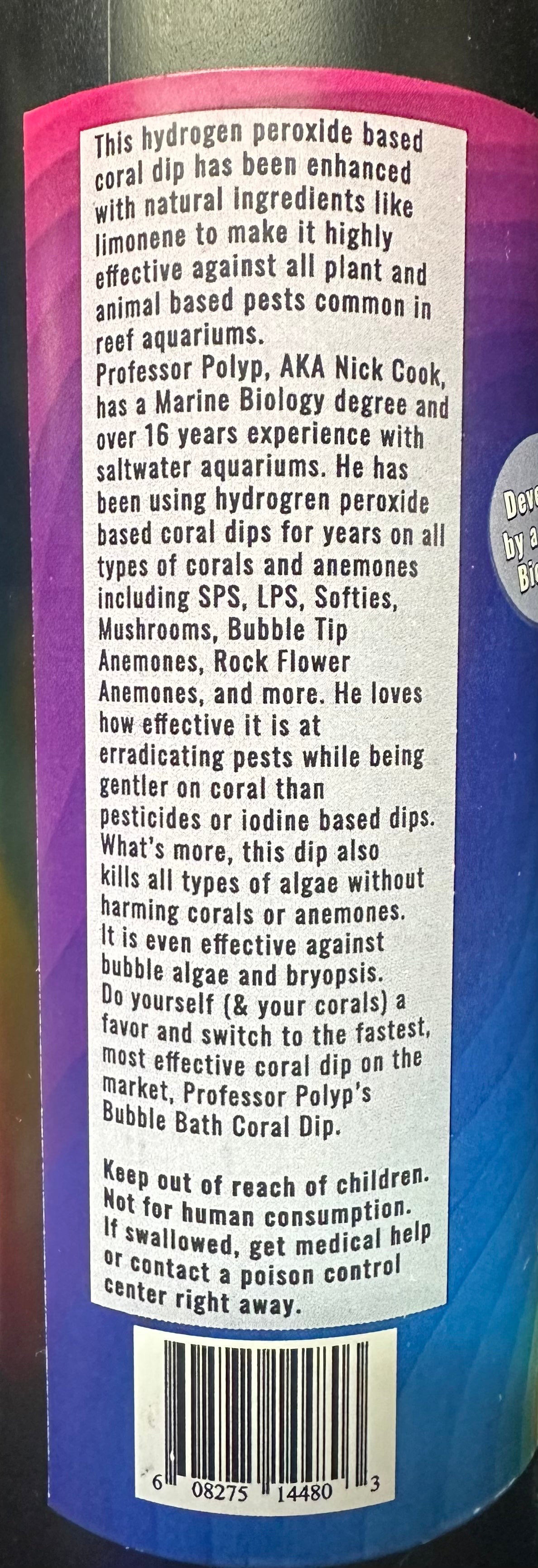 Professor Polyp’s Bubble Bath Coral Dip